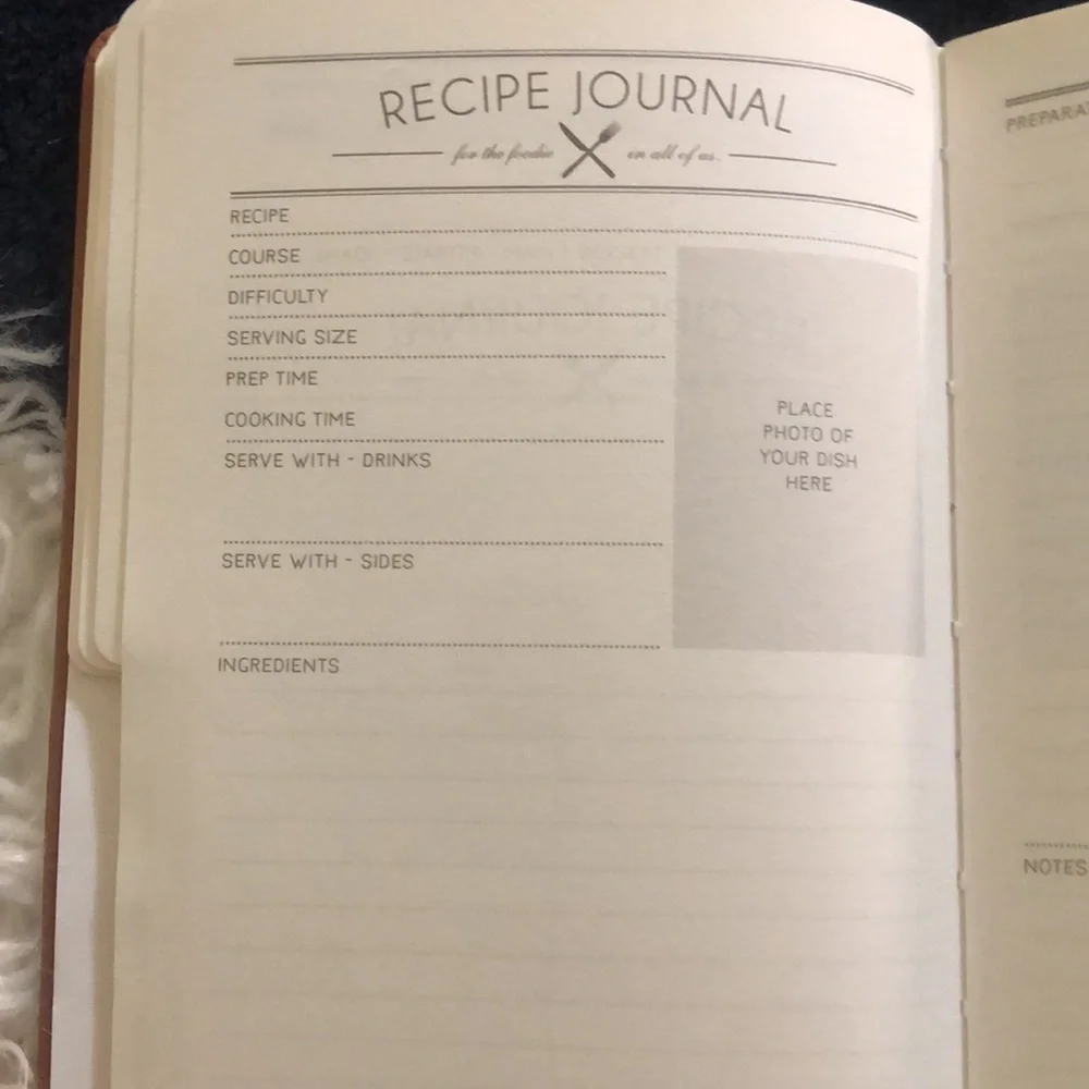 Brand New Recipe Journal AND Food Planner + extras